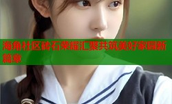 海角社区砖石荣耀汇聚共筑美好家园新篇章