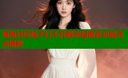 海角社区帖子打不开解决指南及功能亮点揭秘