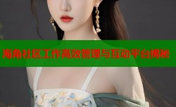 海角社区工作高效管理与互动平台揭秘