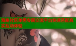 海角社区单男专属交流平台快速匹配真实互动体验