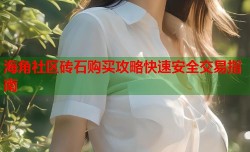 海角社区砖石购买攻略快速安全交易指南
