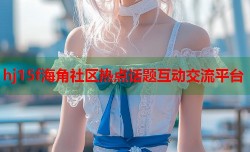 hj15f海角社区热点话题互动交流平台