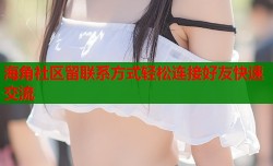 海角社区留联系方式轻松连接好友快速交流