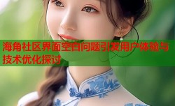 海角社区界面空白问题引发用户体验与技术优化探讨