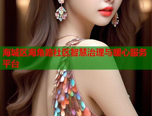 海城区海角路社区智慧治理与暖心服务平台  第1张