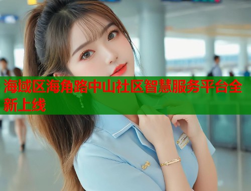 海域区海角路中山社区智慧服务平台全新上线  第2张