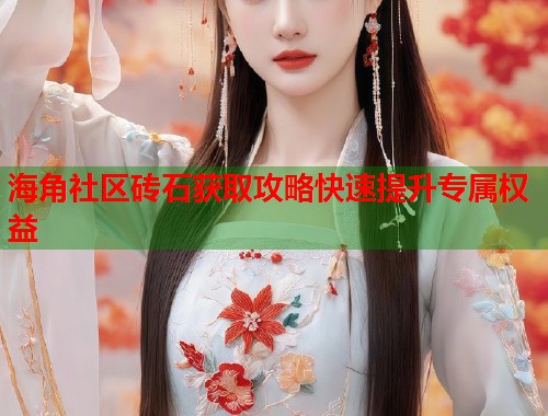 海角社区砖石获取攻略快速提升专属权益  第1张