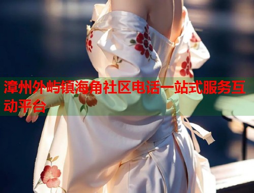 漳州外屿镇海角社区电话一站式服务互动平台  第1张