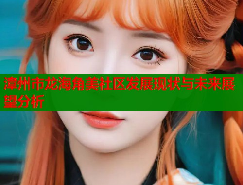 漳州市龙海角美社区发展现状与未来展望分析  第1张