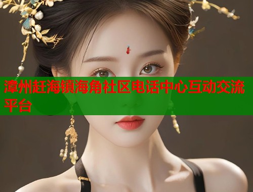 漳州赶海镇海角社区电话中心互动交流平台  第1张