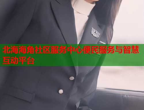 北海海角社区服务中心便民服务与智慧互动平台  第1张